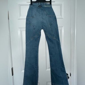 Revice denim flare jeans with star on back (size 26)